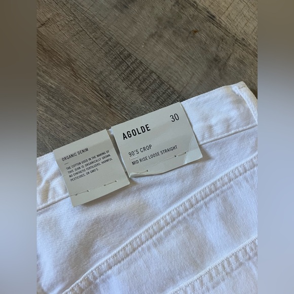 Agolde 90’s crop Mid Rise Loose Straight size 30 - Picture 2 of 5
